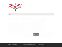 Tablet Screenshot of minellasdiner.com